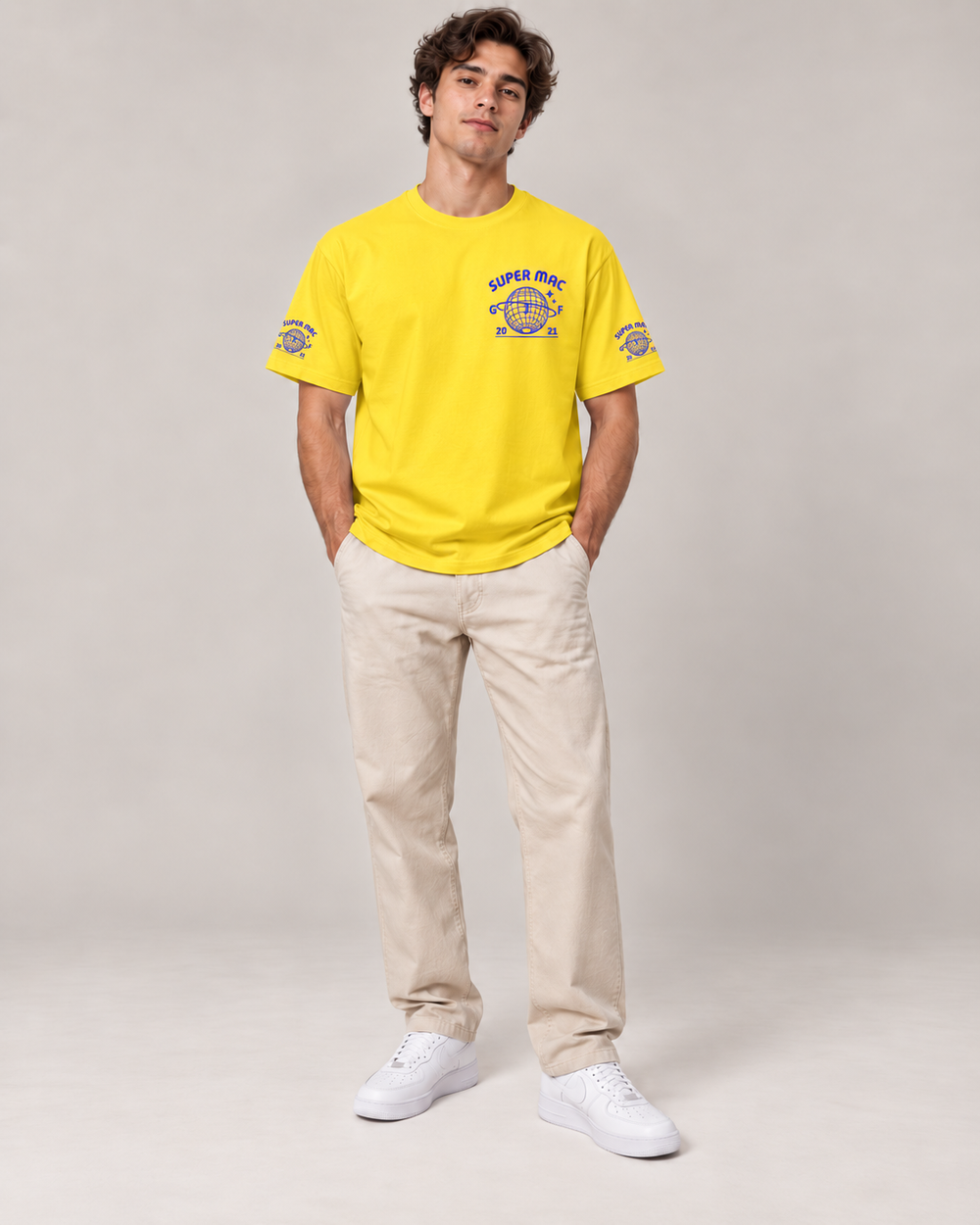 T-shirt Jaune - Super Mac