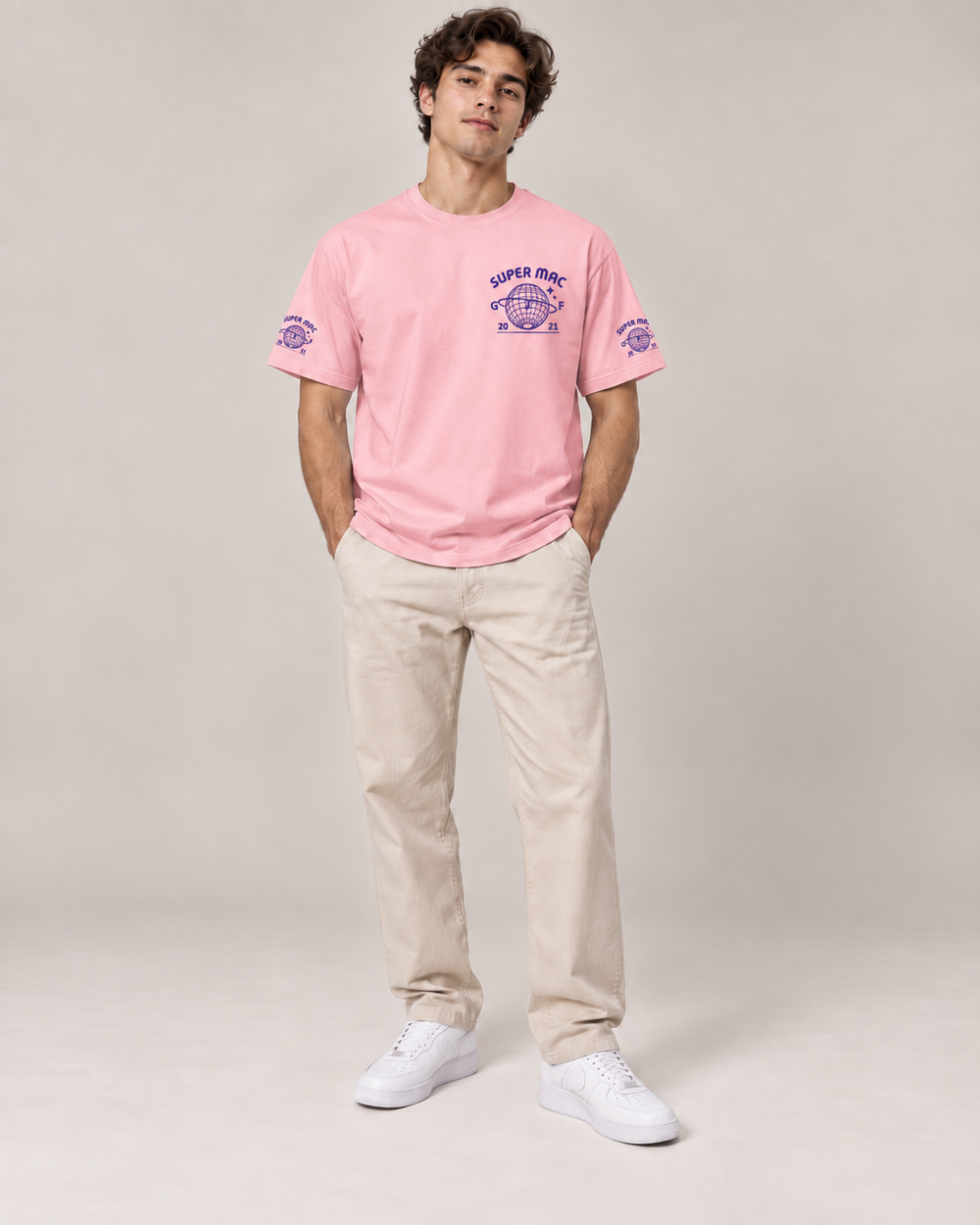 T-shirt Rose - Super Mac