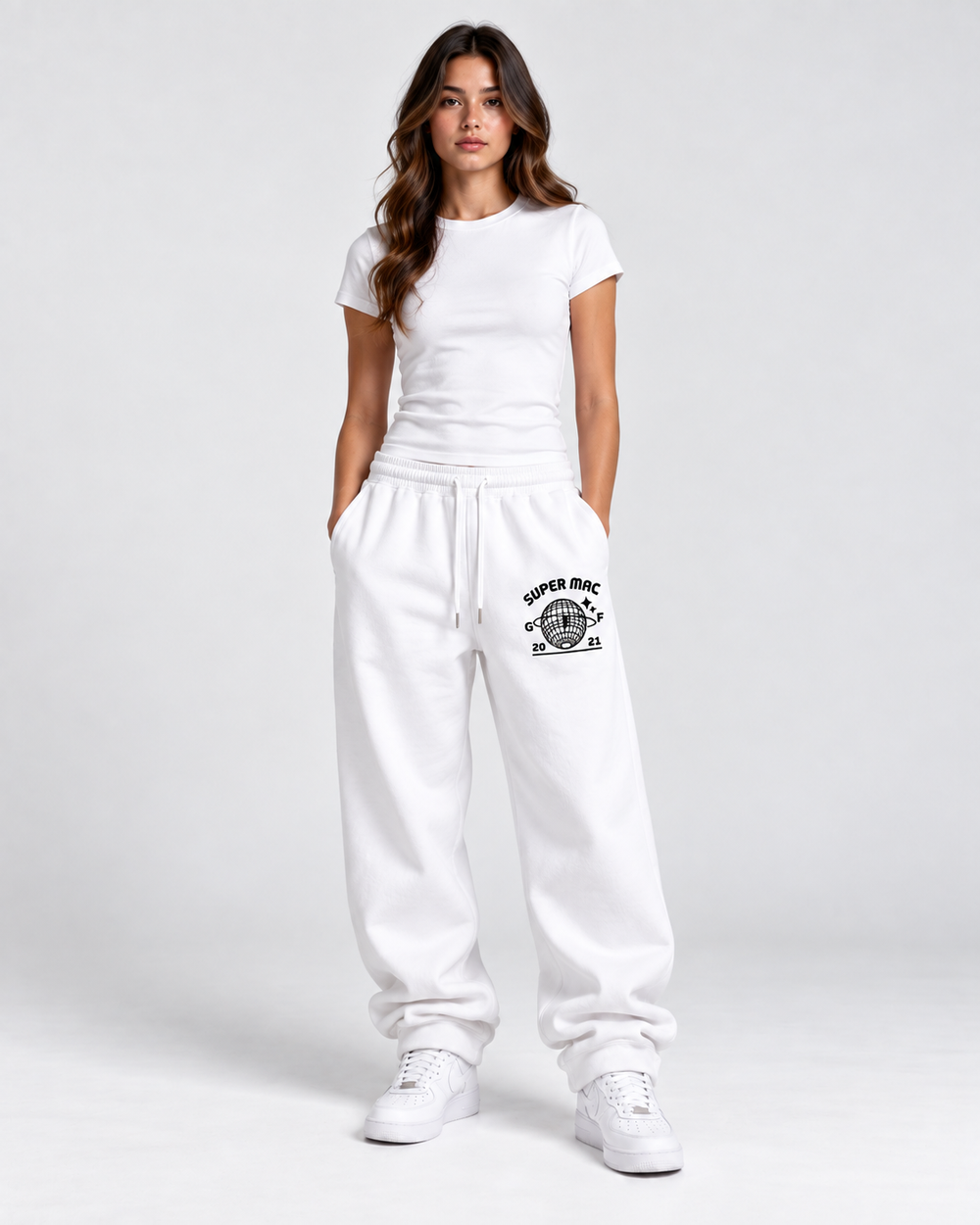 Pantalon Blanc - Super Mac